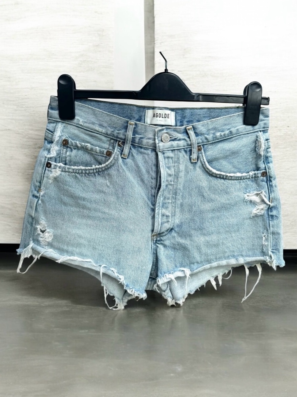 Agolde Parker Vintage Cut Off Short Jeans